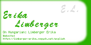 erika limberger business card